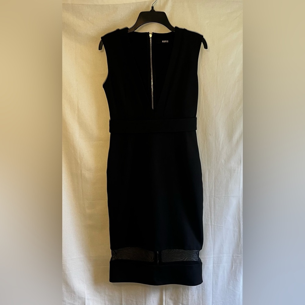 NICHOLAS Black Pencil Sheath Dress Size US 8